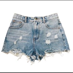Momokrom Distressed Cutoff Shorts
